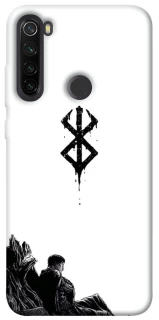 Чохол на Xiaomi Redmi Note 8T berserk white фото 1 з 1