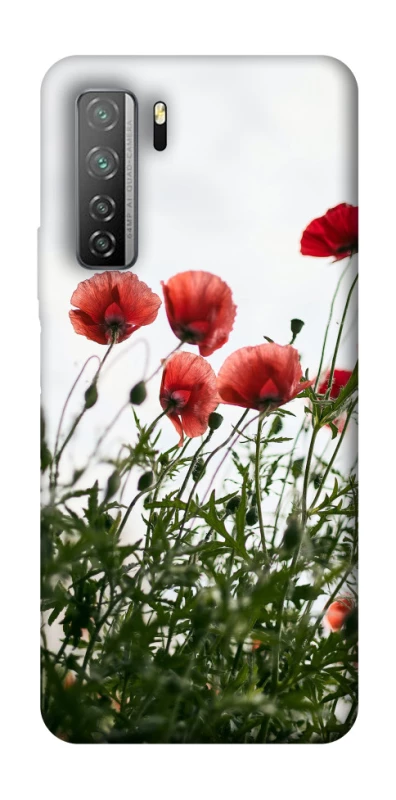 Чехол на Huawei Nova 7 SE Поле маков фото 1 из 1