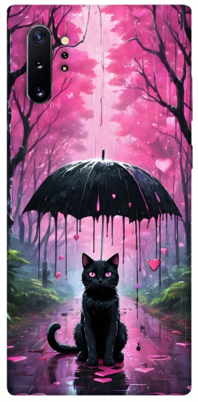 Чохол на Samsung Galaxy Note 10 Plus Black cat фото 1 з 1