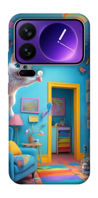 Чохол на Xiaomi 17 Pro Max crazy cat фото 1 з 1