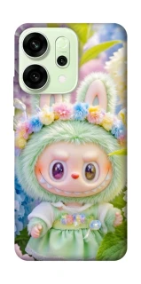 Чехол на Oppo Reno 14 Labubu & Flowers ver.2 фото 1 из 1