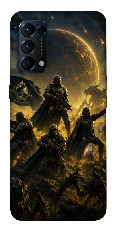 Чохол на Oppo Reno 5 4G HELLDIVERS ver.2 фото 1 з 1