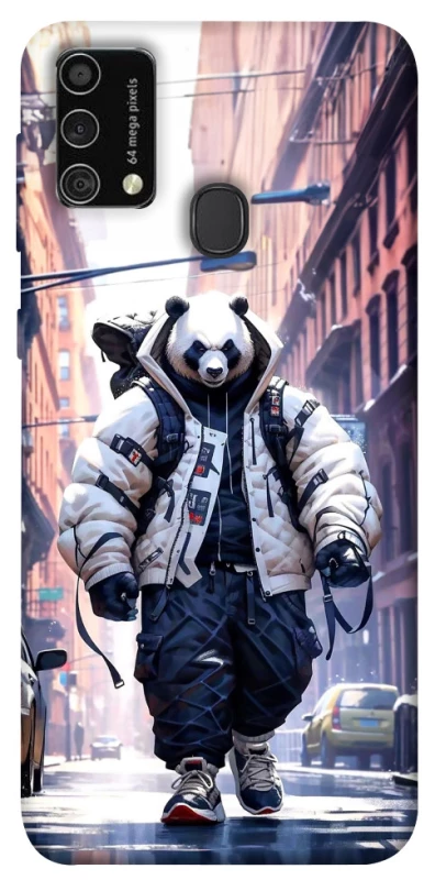 Чехол на Samsung Galaxy M21s Панда курьер фото 1 из 1