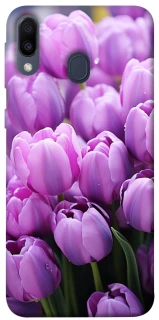Чехол на Samsung Galaxy M20 Фиолетовые тюльпаны фото 1 из 1