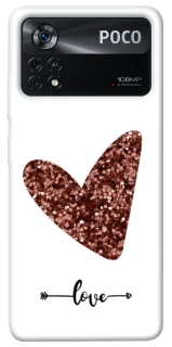 Чохол на Xiaomi Poco X4 Pro 5G Love rose фото 1 з 1