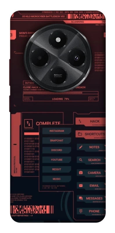 Чохол на Xiaomi Poco M7 Attention фото 1 з 1