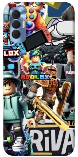 Чохол на TECNO Spark 8P Roblox collage ver.1 фото 1 з 1