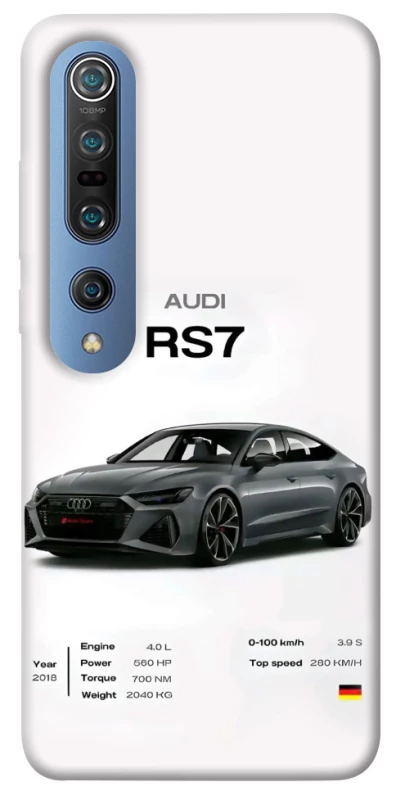 Чехол на Xiaomi Mi 10 / Mi 10 Pro Audi RS7 фото 1 из 1