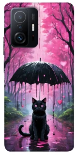 Чохол на Xiaomi 11T / 11T Pro Black cat фото 1 з 1