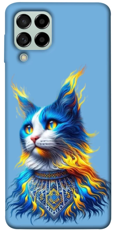 Чохол на Samsung Galaxy M53 5G Кіт патріот фото 1 з 1