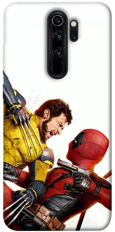 Чехол на Xiaomi Redmi Note 8 Pro Deadpool and Wolverine фото 1 из 1