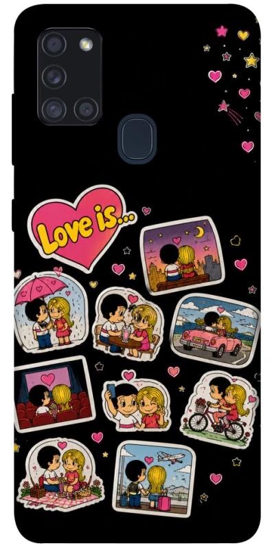 Чехол на Samsung Galaxy A21s Love is ver.3 фото 1 из 1
