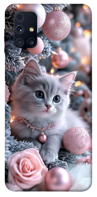 Чохол на Samsung Galaxy M31s Christmas Kitty фото 1 з 1
