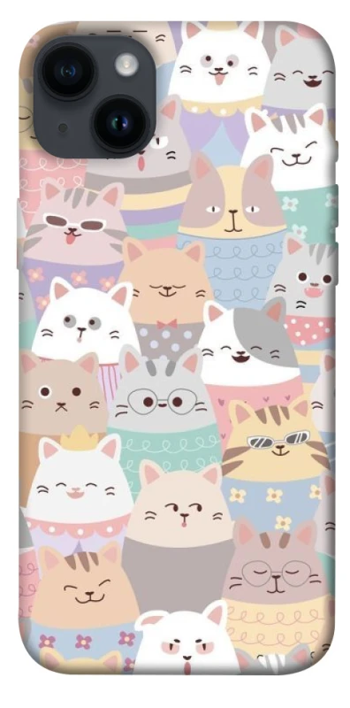 Чехол на Apple iPhone 14 Plus (6.7") Funny Kittens ver.2 фото 1 из 1