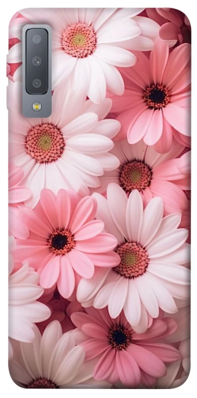 Чохол на Samsung A750 Galaxy A7 (2018) Рожеві Квіти v2 фото 1 з 1