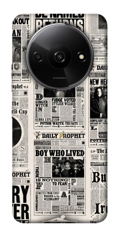 Чохол на Xiaomi Redmi A3 Harry Potter newspaper фото 1 з 1