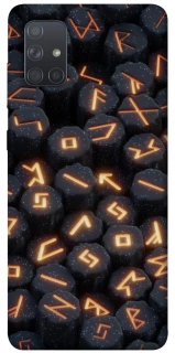 Чехол на Samsung Galaxy A71 Огненые руны фото 1 из 1