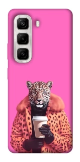 Чехол на Infinix Hot 50 4G Леопард с кофе фото 1 из 1