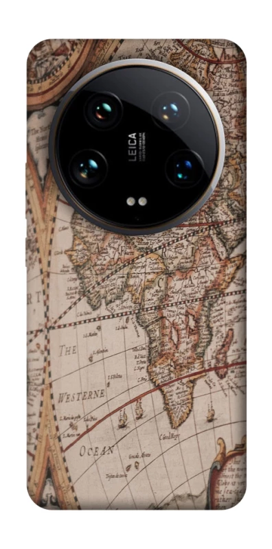Чехол на Xiaomi 14 Ultra Карта путешествий фото 1 из 1