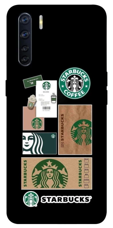 Чехол на Oppo A91 Starbucks coffee фото 1 из 1