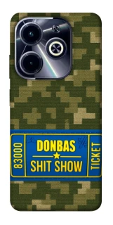 Чехол на Infinix Hot 40i Donbas ticket фото 1 из 1