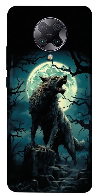 Чохол на Xiaomi Redmi K30 Pro / Poco F2 Pro Вовк під місяцем фото 1 з 1