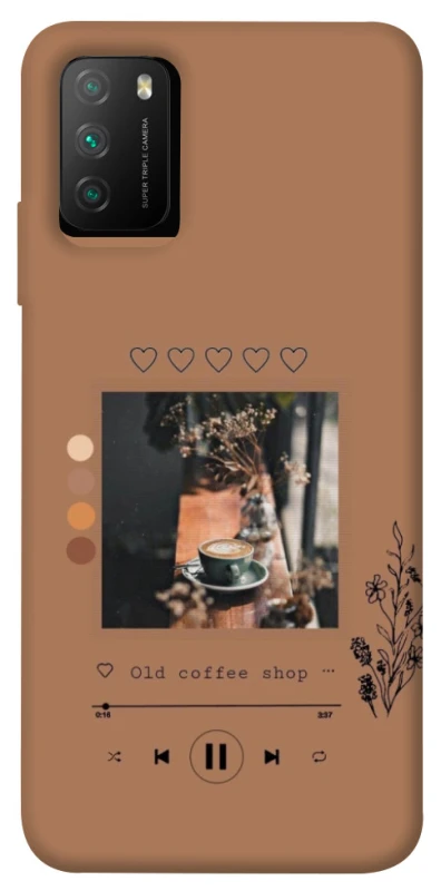 Чохол на Xiaomi Poco M3 Coffee player фото 1 з 1