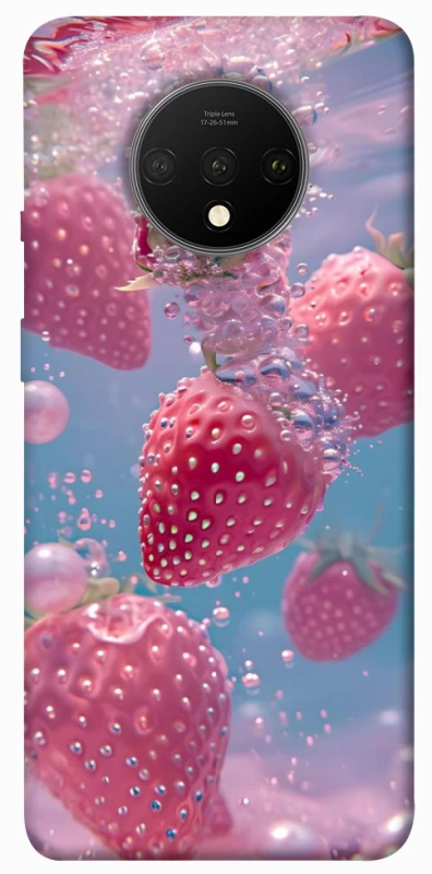 Чохол на OnePlus 7T Полуниця в воді фото 1 з 1