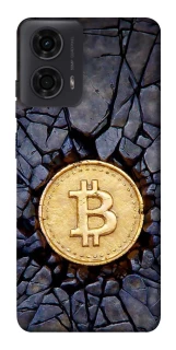 Чехол на Motorola Moto G24 Bitcoin cracks фото 1 из 1