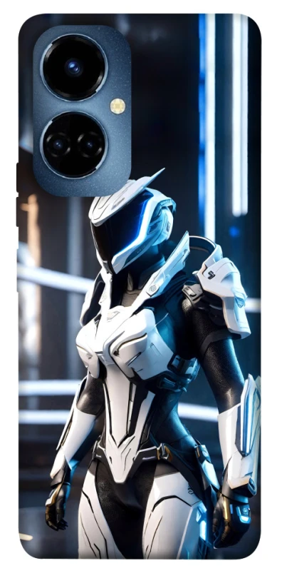 Чохол на TECNO Camon 19 Cyber space girl ver.6 фото 1 з 1