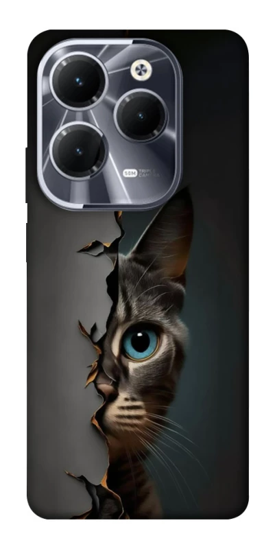 Чохол на Infinix Hot 40 Pro Кіт-підглядач v2 фото 1 з 1