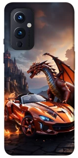Чехол на OnePlus 9 Сar and dragon фото 1 из 1