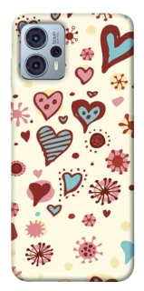 Чохол на Motorola Moto G23 Pretty hearts фото 1 Чохол на Motorola Moto G23 Pretty hearts фото 1 з 1