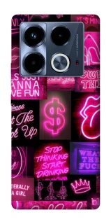 Чехол на Infinix Note 40 4G Hot collage ver.9 фото 1 из 1