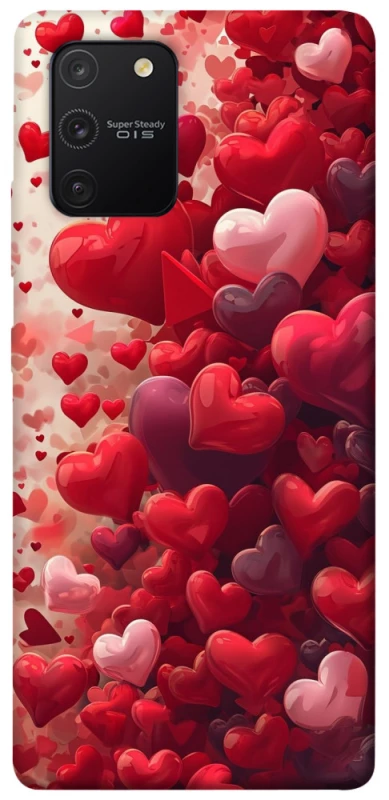 Чохол на Samsung Galaxy S10 Lite Many hearts фото 1 з 1