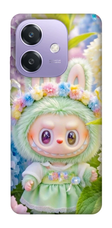 Чохол на Oppo A3X Labubu & Flowers ver.2 фото 1 з 1