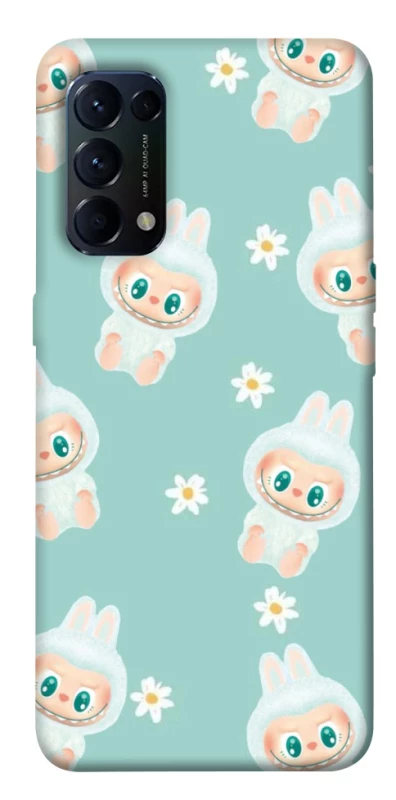 Чохол на Oppo Reno 5 4G Labubu Green фото 1 з 1