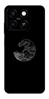 Чехол на ZTE Blade A55 4G Black tsunami фото 1 из 1