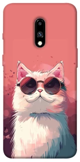 Чохол на OnePlus 7 Сat with glasses фото 1 з 1