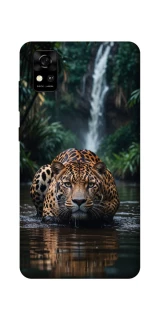 Чехол на ZTE Blade A31 Leopard in water фото 1 из 1