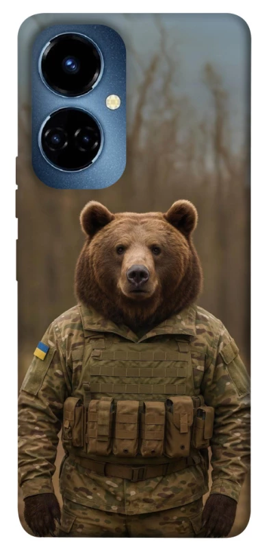 Чехол на TECNO Camon 19 Pro Медведь защитник фото 1 из 1