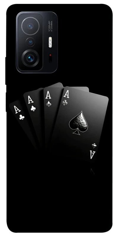 Чохол на Xiaomi 11T / 11T Pro Black Cards фото 1 з 1