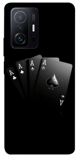 Чехол на Xiaomi 11T / 11T Pro Black Cards фото 1 из 1