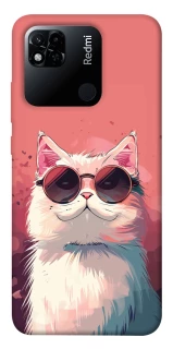 Чехол на Xiaomi Redmi 10A Сat with glasses фото 1 из 1