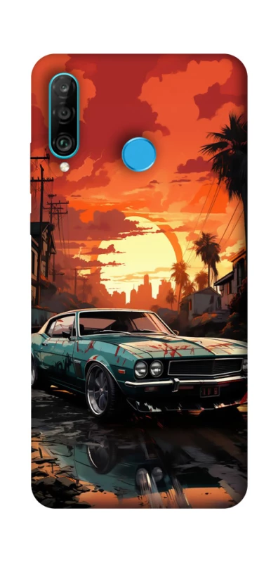 Чохол на Huawei P30 lite Car at sunset фото 1 з 1