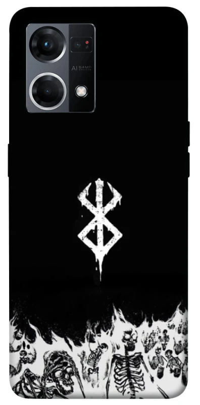 Чохол на Oppo Reno 7 4G Berserk skeletons фото 1 з 1