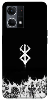 Чохол на Oppo Reno 7 4G Berserk skeletons фото 1 з 1