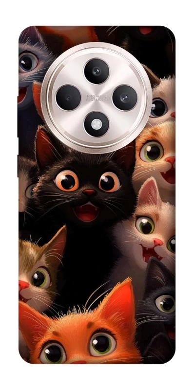 Чохол на Oppo Reno 12 F 4G/5G happy cats фото 1 з 1