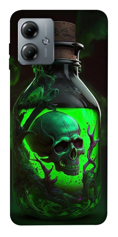 Чохол на Motorola Moto G14 Skull bottle фото 1 з 1