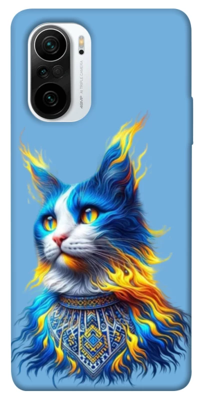 Чохол на Xiaomi Redmi K40 / K40 Pro / K40 Pro+ / Poco F3 Кіт патріот фото 1 з 1